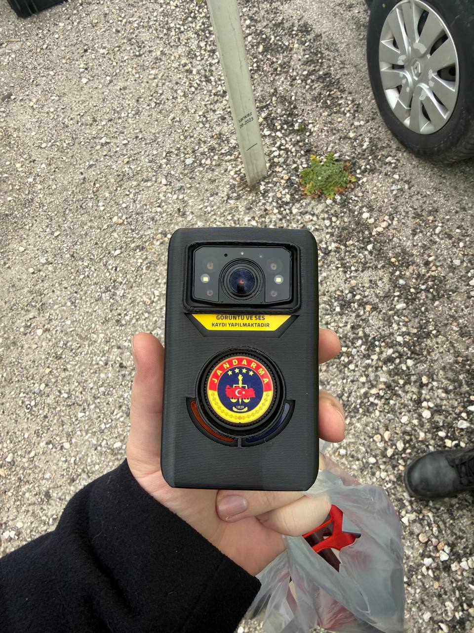 Polis ve Jandarma Yaka Kamerası TPU Koruma Kılıfı – Darbe Emici Esnek Kılıf